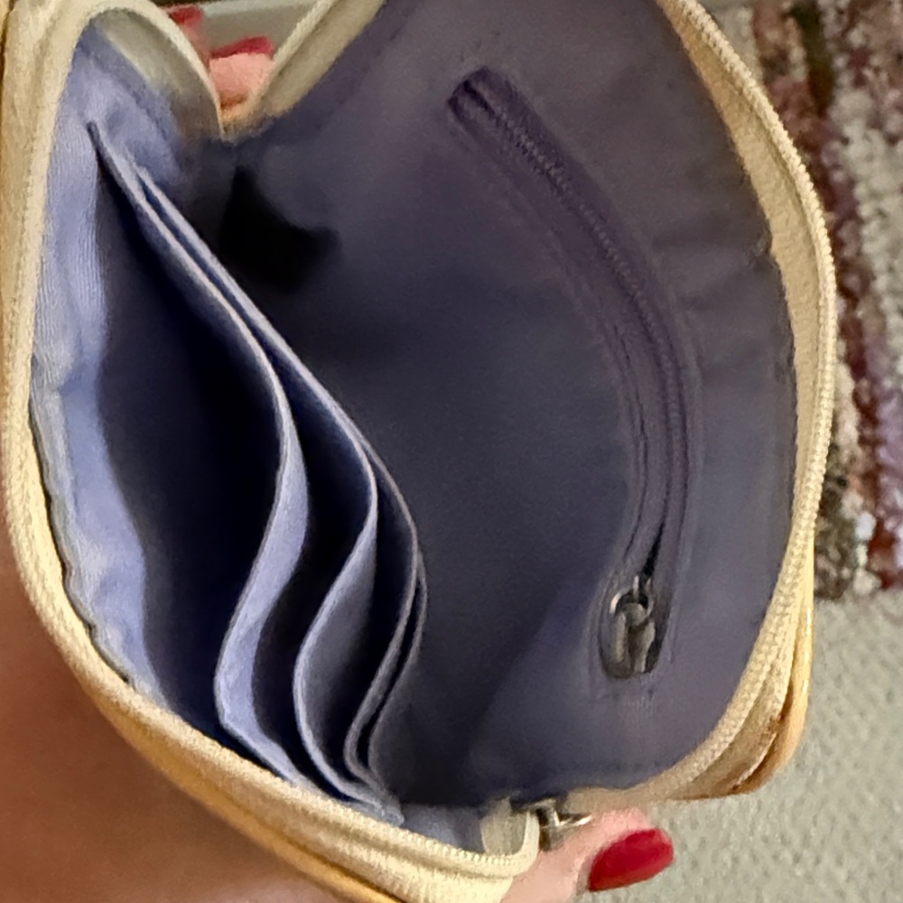 Coach Signature Brown and Cream Pouch - Picture 3 of 3